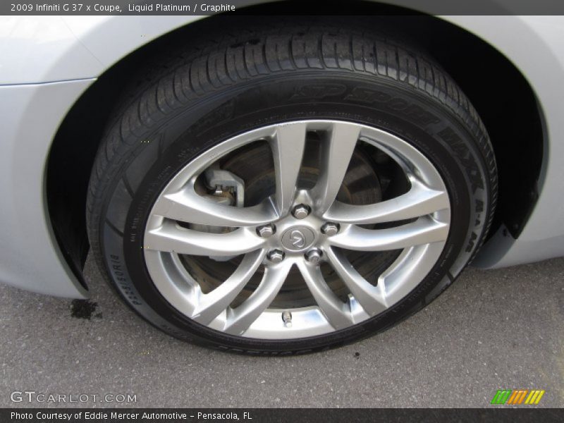 Liquid Platinum / Graphite 2009 Infiniti G 37 x Coupe