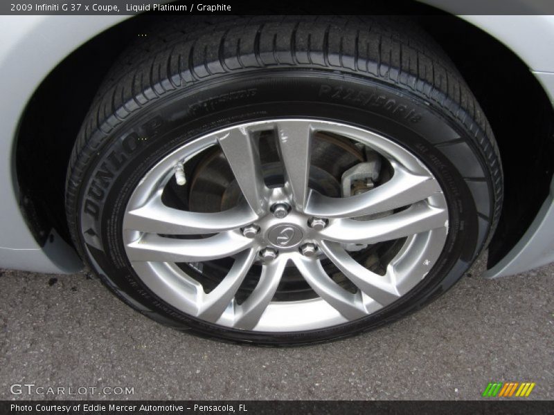 Liquid Platinum / Graphite 2009 Infiniti G 37 x Coupe