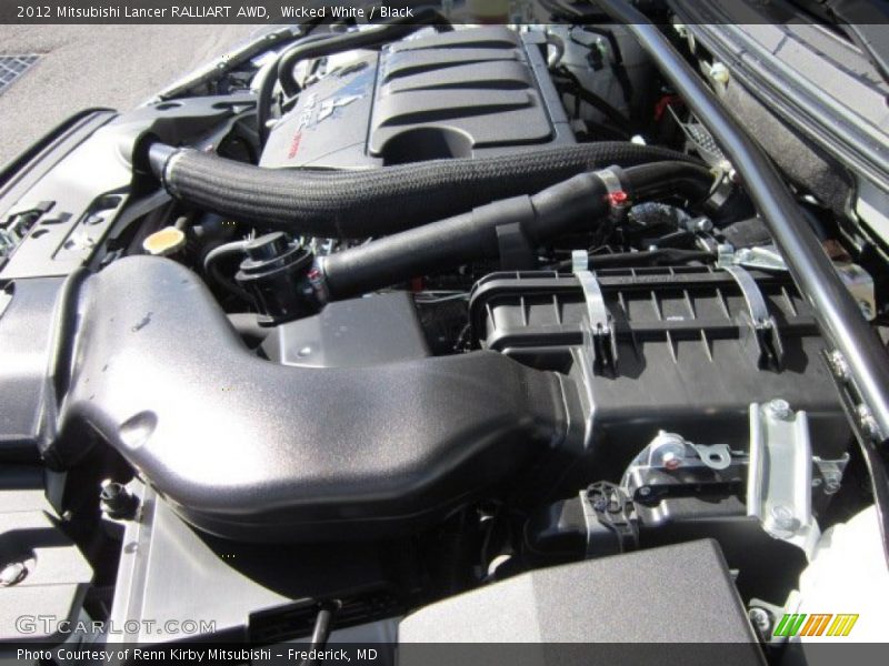 Wicked White / Black 2012 Mitsubishi Lancer RALLIART AWD