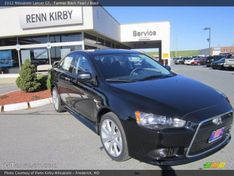 Tarmac Black Pearl / Black 2012 Mitsubishi Lancer GT