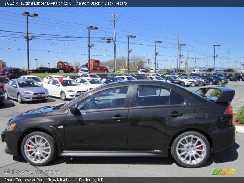  2012 Lancer Evolution GSR Phantom Black