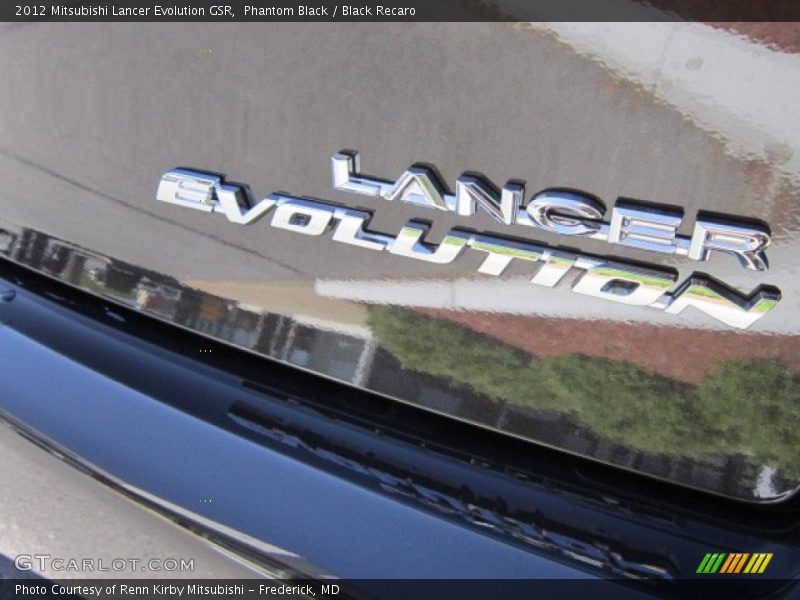  2012 Lancer Evolution GSR Logo