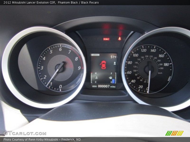  2012 Lancer Evolution GSR GSR Gauges