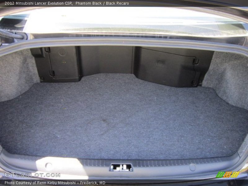 Phantom Black / Black Recaro 2012 Mitsubishi Lancer Evolution GSR