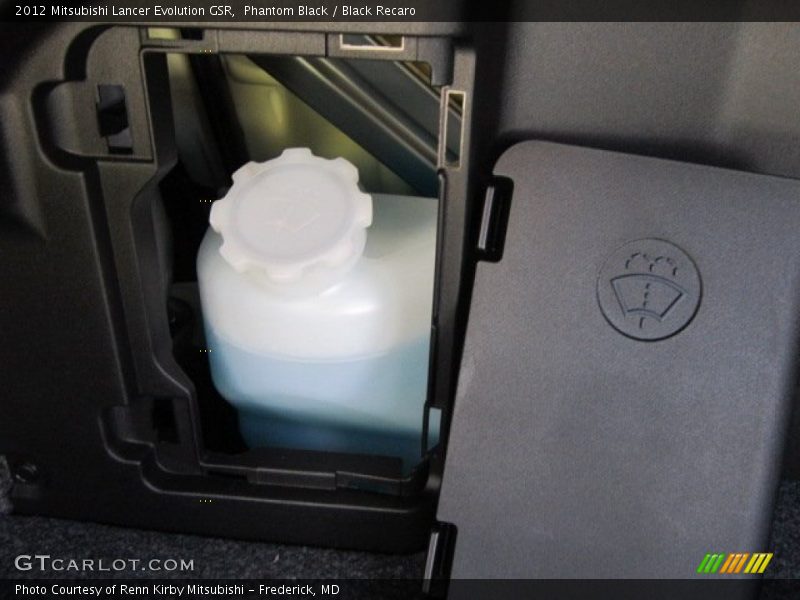 Phantom Black / Black Recaro 2012 Mitsubishi Lancer Evolution GSR