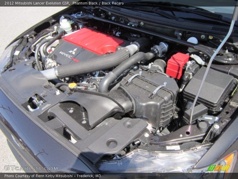Phantom Black / Black Recaro 2012 Mitsubishi Lancer Evolution GSR