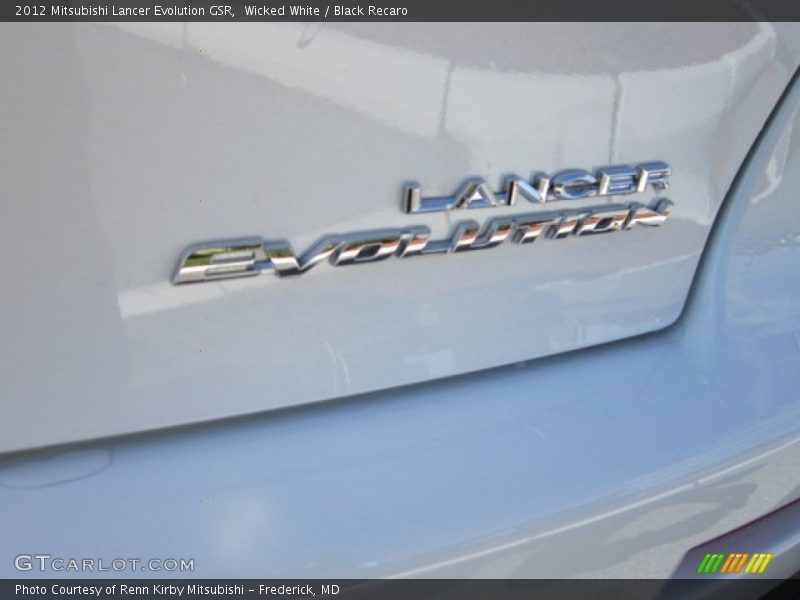  2012 Lancer Evolution GSR Logo