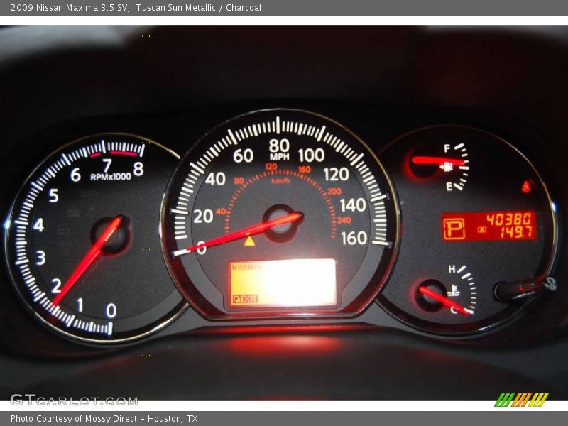 Tuscan Sun Metallic / Charcoal 2009 Nissan Maxima 3.5 SV