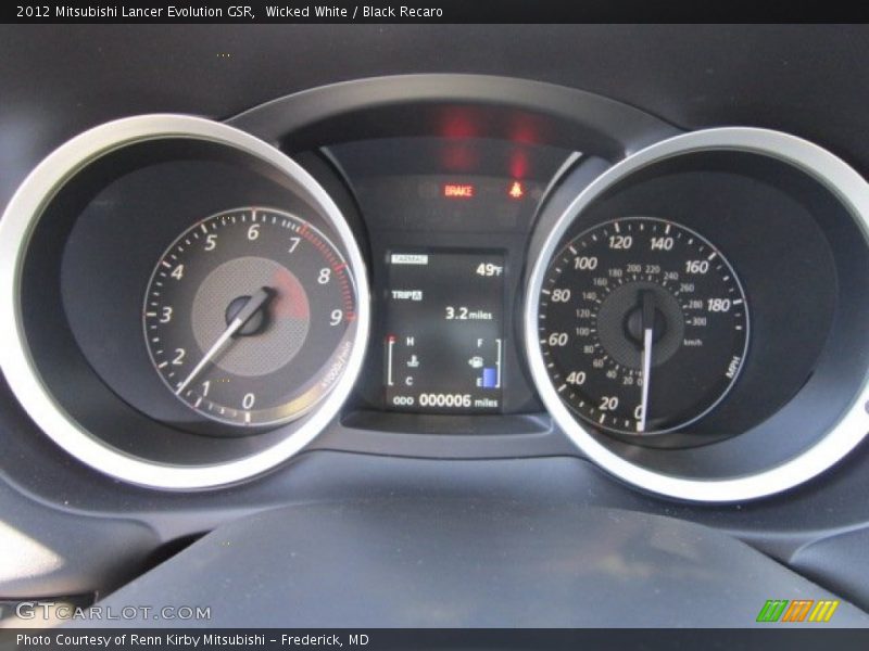 Wicked White / Black Recaro 2012 Mitsubishi Lancer Evolution GSR