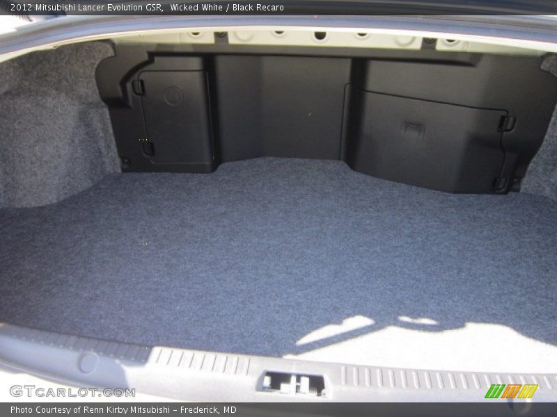 Wicked White / Black Recaro 2012 Mitsubishi Lancer Evolution GSR