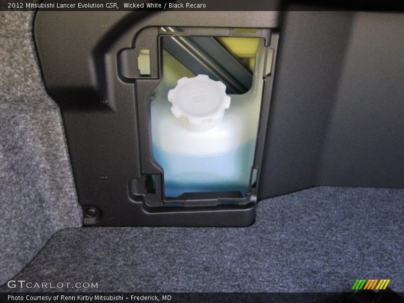 Wicked White / Black Recaro 2012 Mitsubishi Lancer Evolution GSR