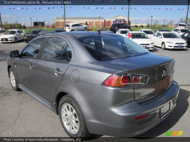 Mercury Gray / Black 2012 Mitsubishi Lancer ES