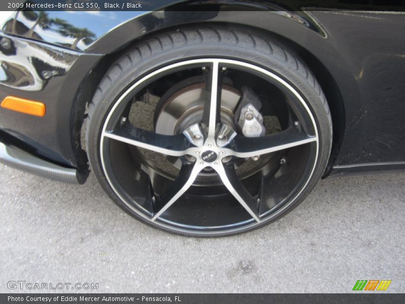 Black / Black 2009 Mercedes-Benz CLS 550