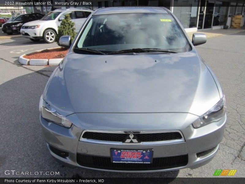 Mercury Gray / Black 2012 Mitsubishi Lancer ES