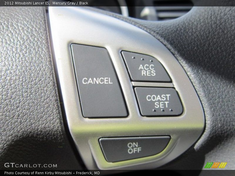 Mercury Gray / Black 2012 Mitsubishi Lancer ES