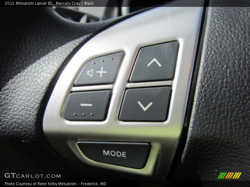 Mercury Gray / Black 2012 Mitsubishi Lancer ES