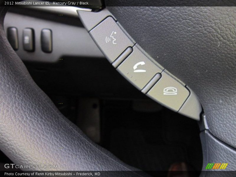 Mercury Gray / Black 2012 Mitsubishi Lancer ES