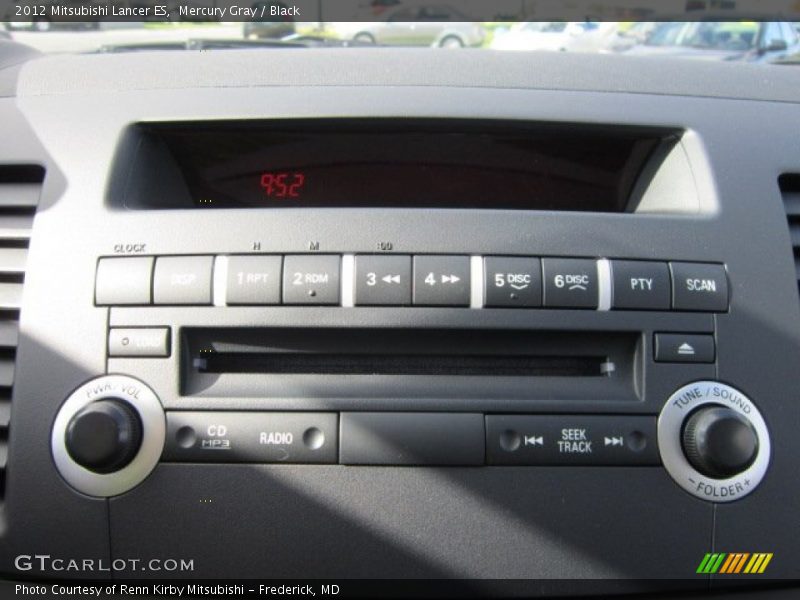Mercury Gray / Black 2012 Mitsubishi Lancer ES