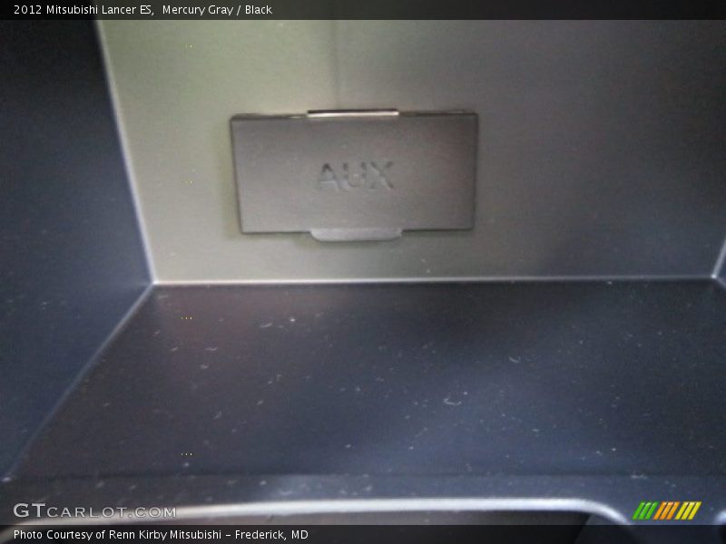 Mercury Gray / Black 2012 Mitsubishi Lancer ES