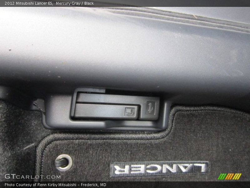 Mercury Gray / Black 2012 Mitsubishi Lancer ES