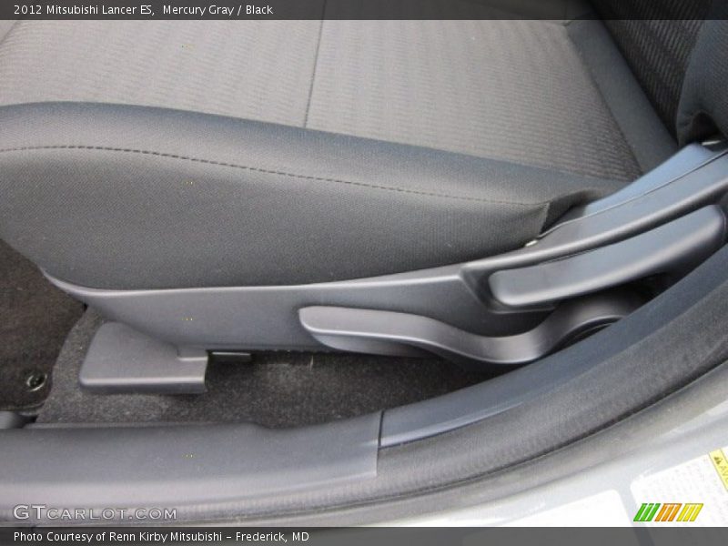 Mercury Gray / Black 2012 Mitsubishi Lancer ES