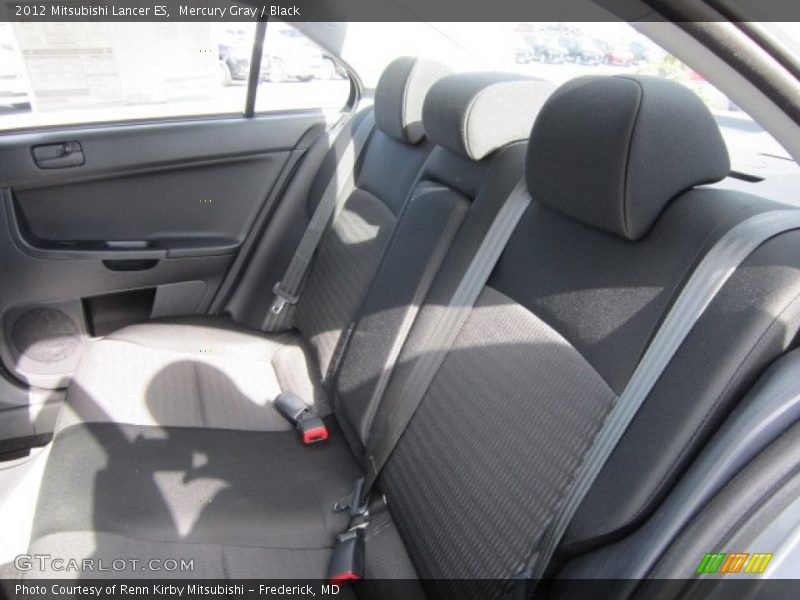 Mercury Gray / Black 2012 Mitsubishi Lancer ES
