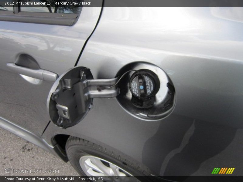 Mercury Gray / Black 2012 Mitsubishi Lancer ES