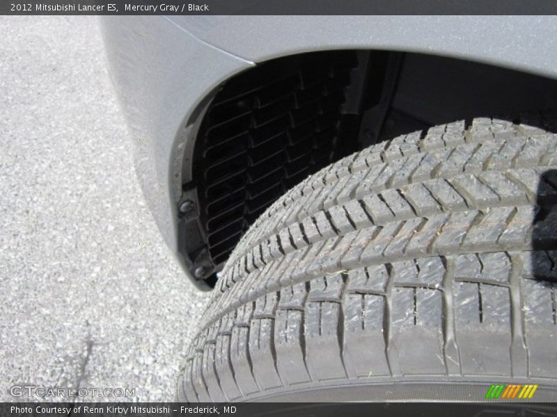 Mercury Gray / Black 2012 Mitsubishi Lancer ES