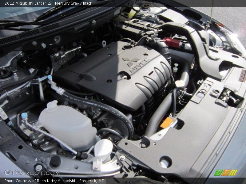 Mercury Gray / Black 2012 Mitsubishi Lancer ES