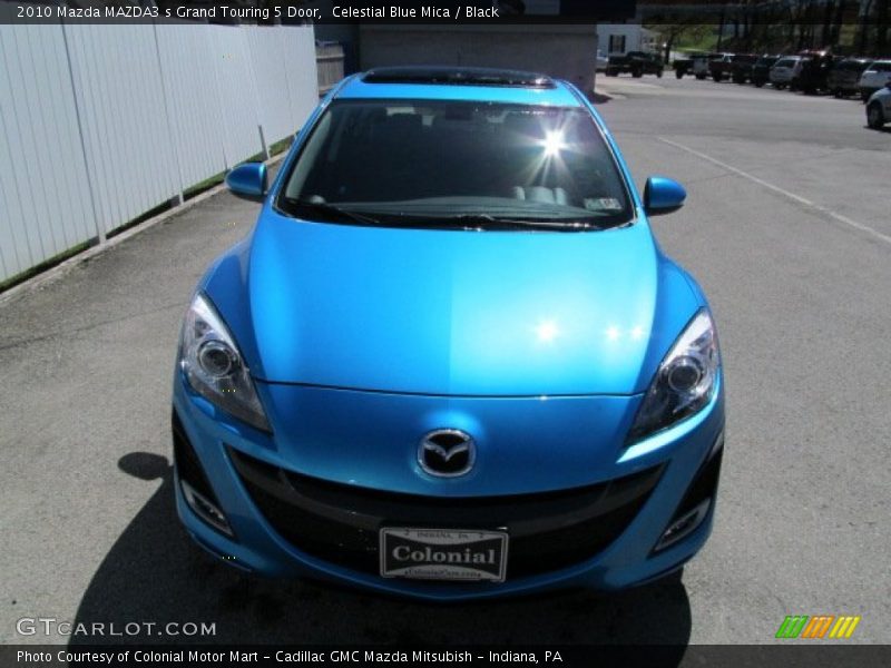 Celestial Blue Mica / Black 2010 Mazda MAZDA3 s Grand Touring 5 Door