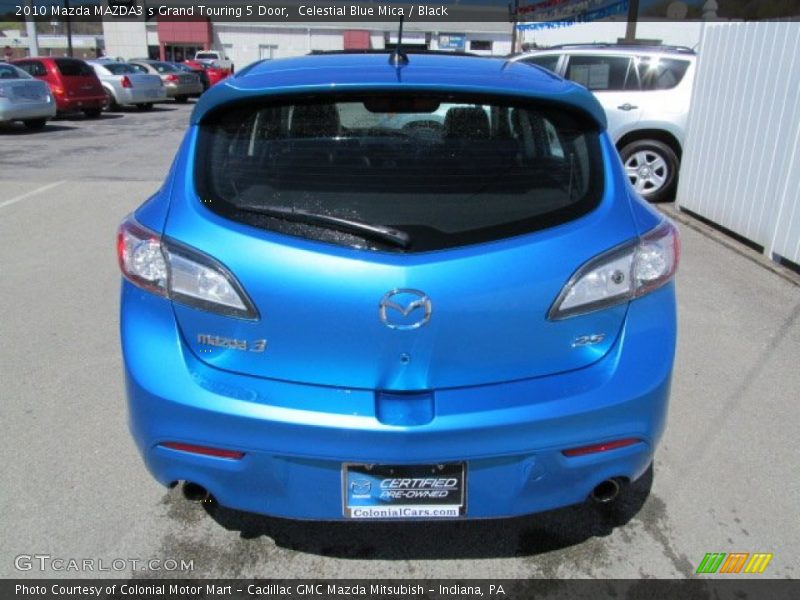 Celestial Blue Mica / Black 2010 Mazda MAZDA3 s Grand Touring 5 Door
