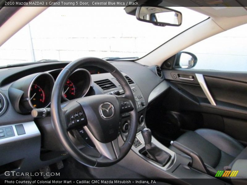  2010 MAZDA3 s Grand Touring 5 Door Black Interior