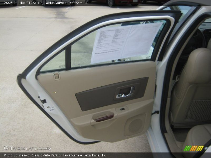 White Diamond / Cashmere 2006 Cadillac CTS Sedan