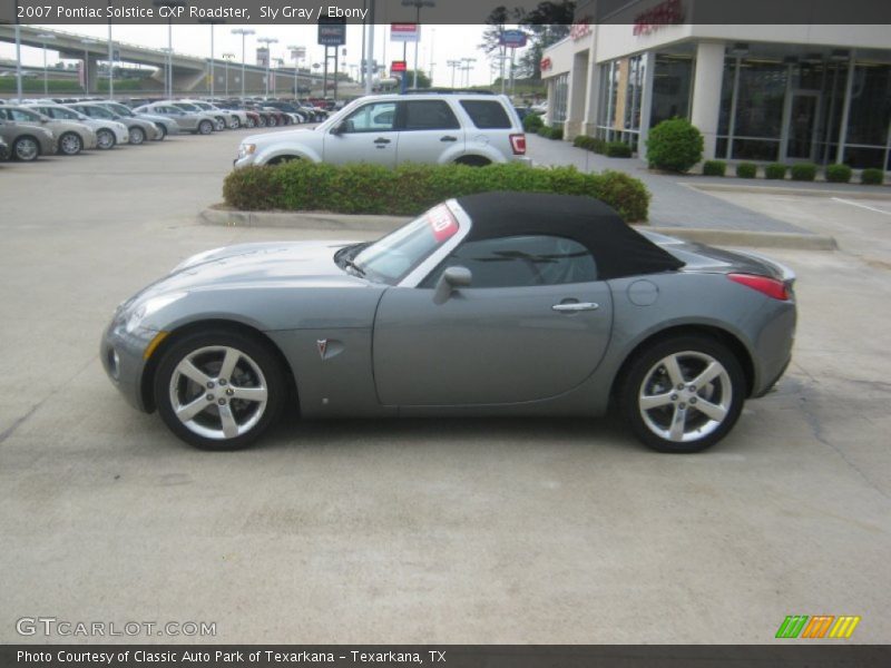 Sly Gray / Ebony 2007 Pontiac Solstice GXP Roadster