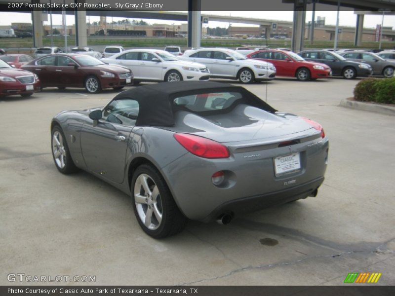 Sly Gray / Ebony 2007 Pontiac Solstice GXP Roadster