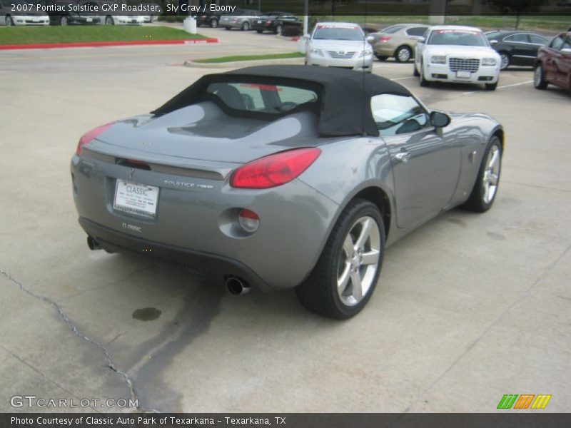 Sly Gray / Ebony 2007 Pontiac Solstice GXP Roadster