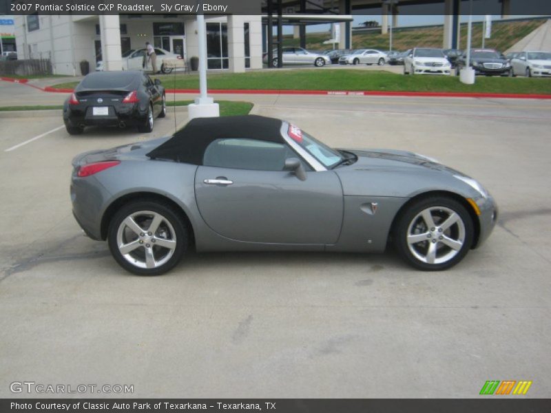 Sly Gray / Ebony 2007 Pontiac Solstice GXP Roadster