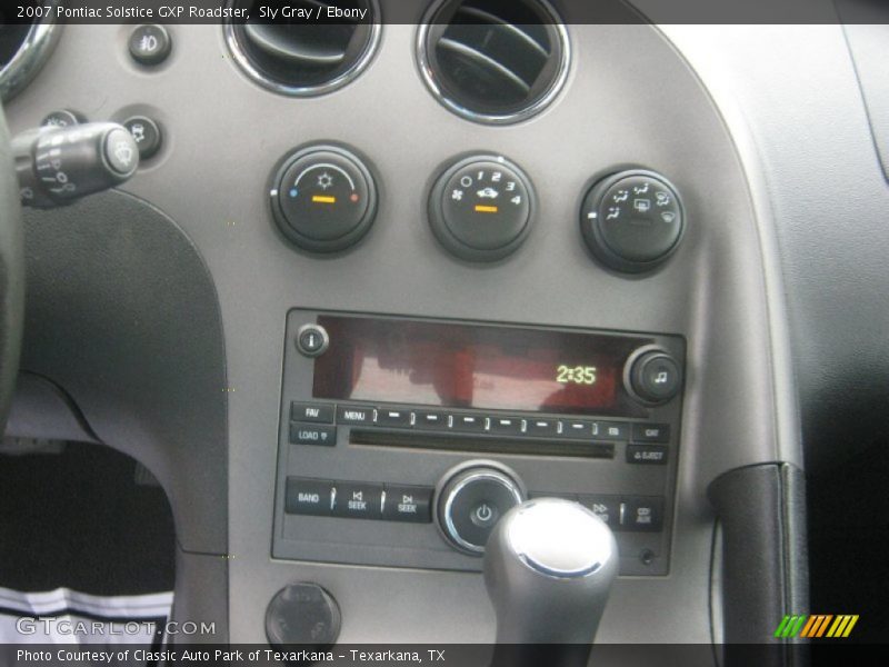 Sly Gray / Ebony 2007 Pontiac Solstice GXP Roadster
