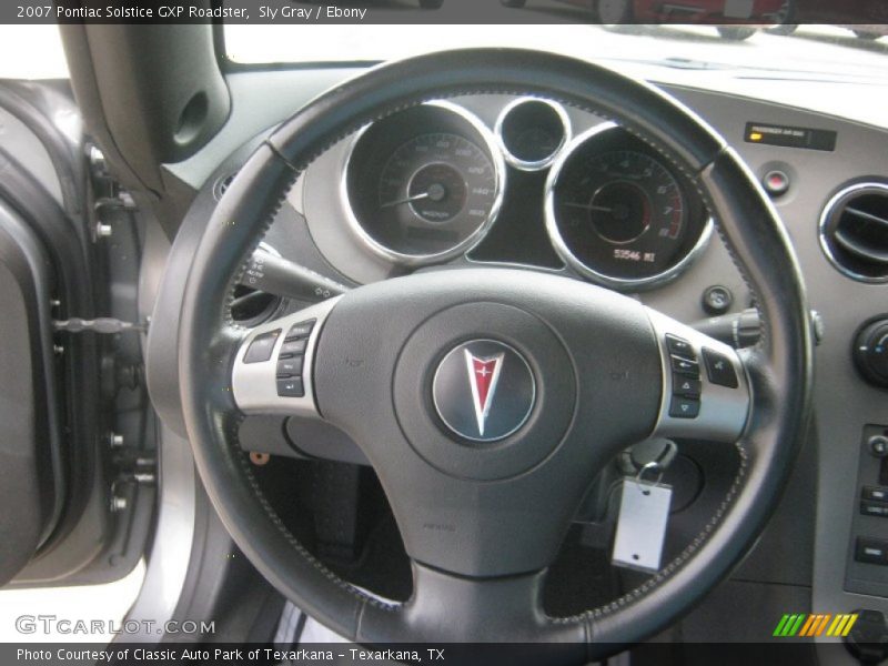 Sly Gray / Ebony 2007 Pontiac Solstice GXP Roadster