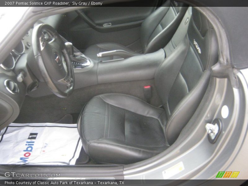 Sly Gray / Ebony 2007 Pontiac Solstice GXP Roadster