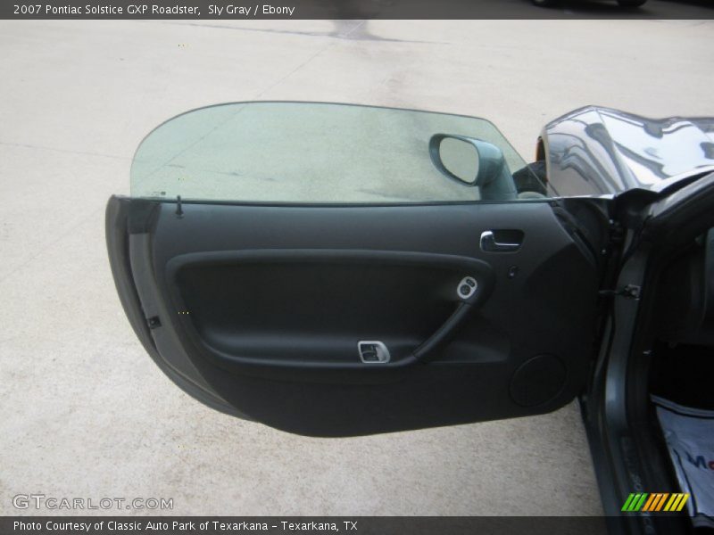 Sly Gray / Ebony 2007 Pontiac Solstice GXP Roadster