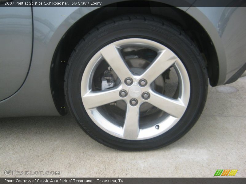 Sly Gray / Ebony 2007 Pontiac Solstice GXP Roadster