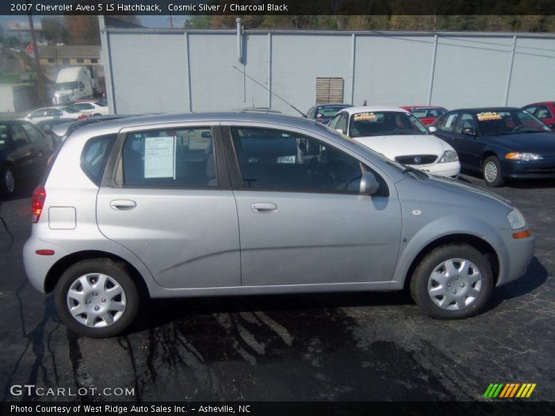 Cosmic Silver / Charcoal Black 2007 Chevrolet Aveo 5 LS Hatchback