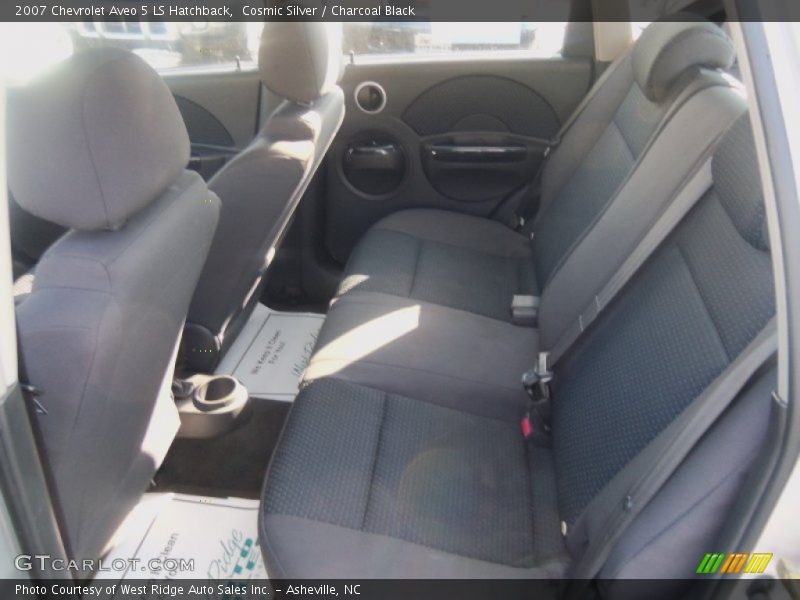 Cosmic Silver / Charcoal Black 2007 Chevrolet Aveo 5 LS Hatchback