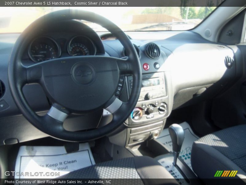 Cosmic Silver / Charcoal Black 2007 Chevrolet Aveo 5 LS Hatchback
