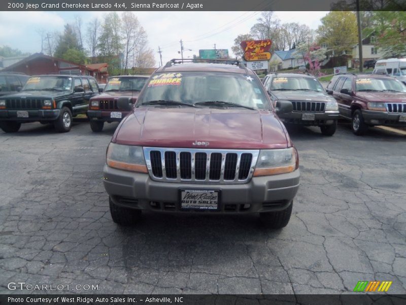 Sienna Pearlcoat / Agate 2000 Jeep Grand Cherokee Laredo 4x4