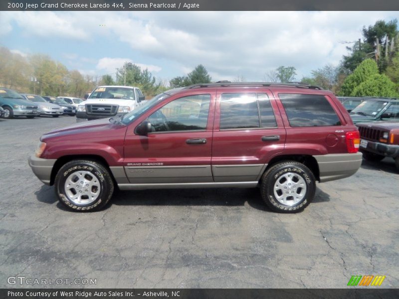 Sienna Pearlcoat / Agate 2000 Jeep Grand Cherokee Laredo 4x4