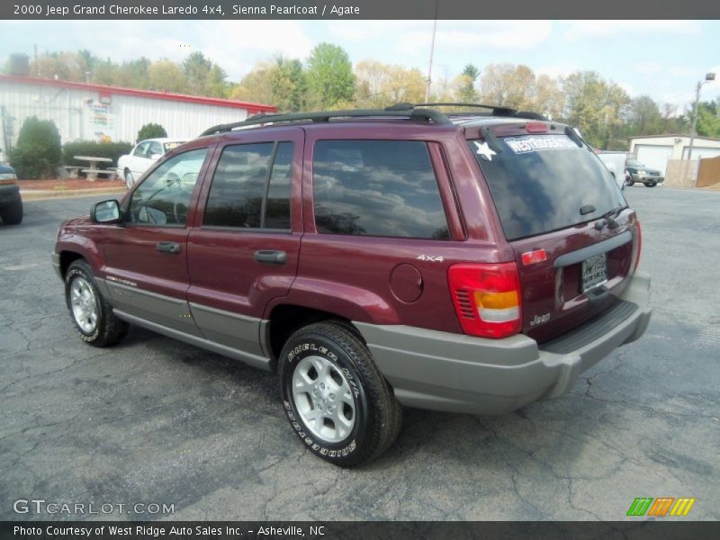 Sienna Pearlcoat / Agate 2000 Jeep Grand Cherokee Laredo 4x4