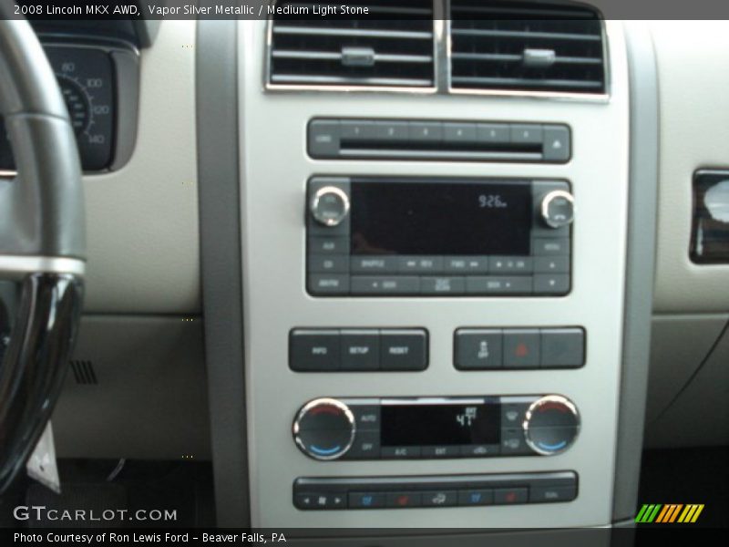 Vapor Silver Metallic / Medium Light Stone 2008 Lincoln MKX AWD