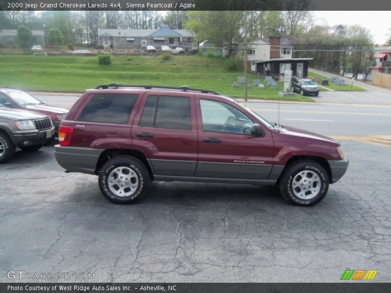 Sienna Pearlcoat / Agate 2000 Jeep Grand Cherokee Laredo 4x4